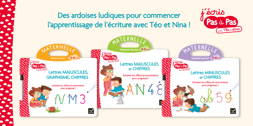 Les nouvelles ardoises Pas à Pas