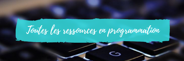 Toutes les ressources en programmation