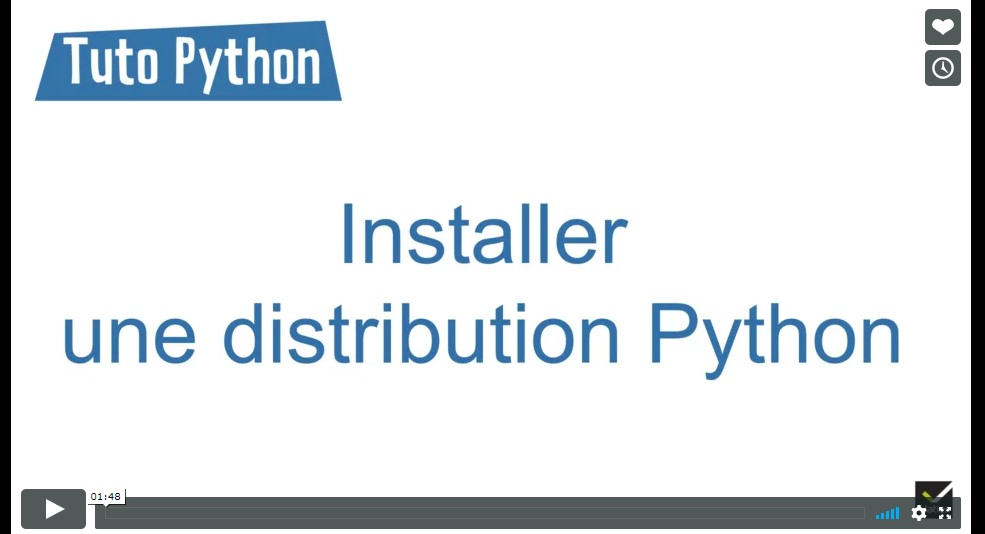 Installer une distribution Python
