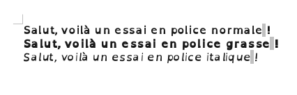 essai de police Opendyslexique