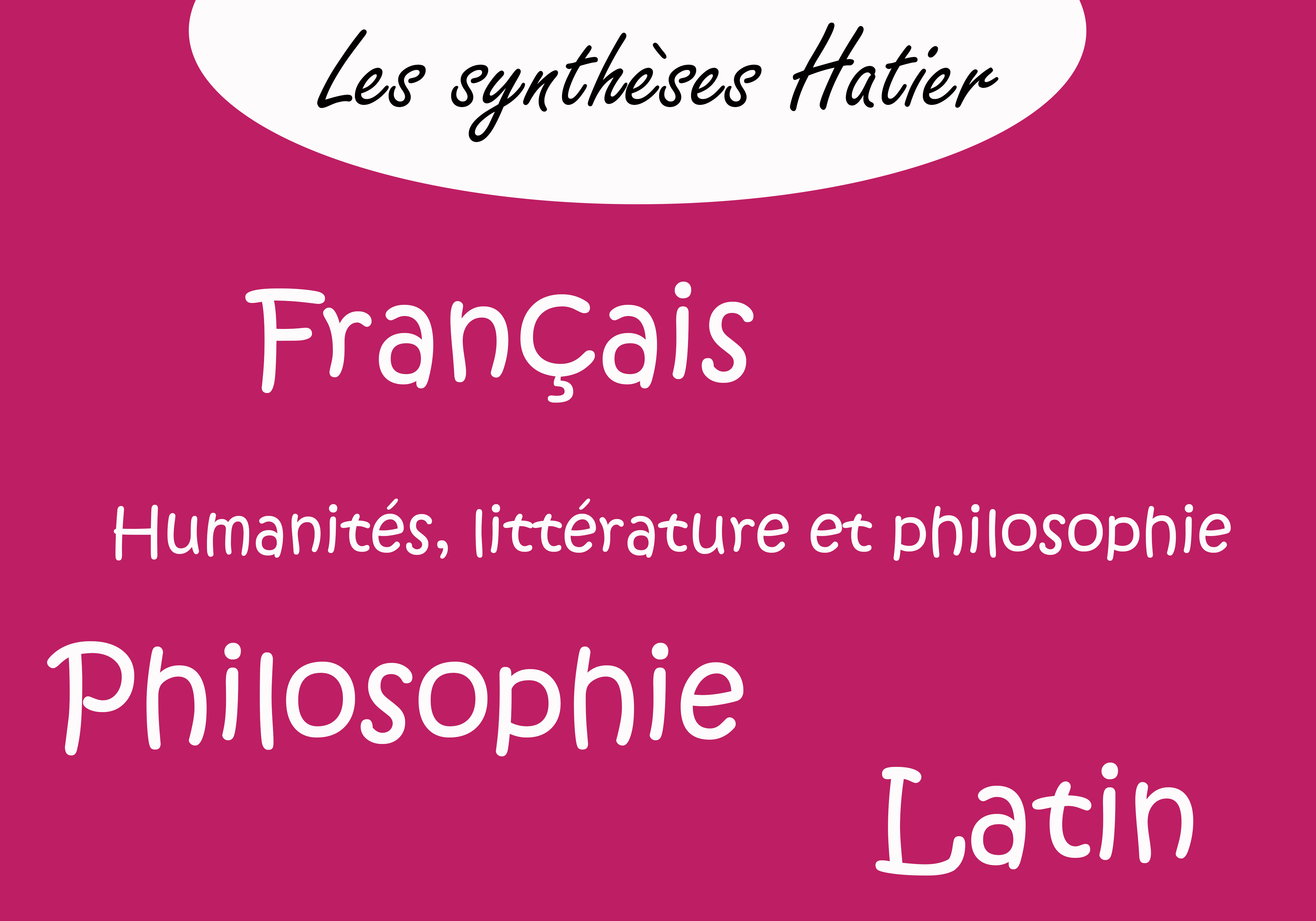 Synthèses lettres : français, latin, humanités littérature et philosophie