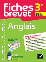 Fiches brevet Anglais 3e Brevet 2023