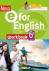 New E For English 6ème - Edition 2021 - Cahier