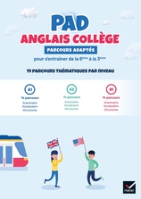 PAD. Parcours adaptatifs, Anglais Collège, éd. 2023