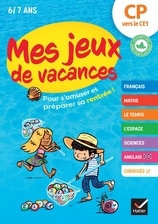 Mes jeux de vacances du CP vers le CE1- 2022