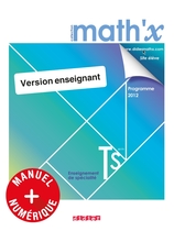Math'x Tle S Spécialité (éd. 2012) - Manuel numérique premium enseignant