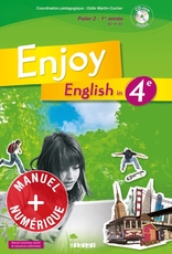 Enjoy English 4e - Manuel numérique premium élève