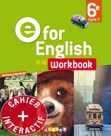 E for English 6e - Anglais Ed.2016 - Workbook numérique  élève