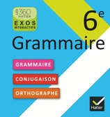 Grammaire collège 6e éd. 2016 - Pack d'exos interactifs