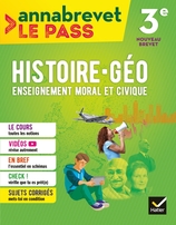 Histoire-géographie EMC 3e brevet 2018