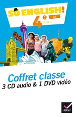 So English! - Anglais 4e Éd. 2017 - Coffret CD / DVD classe