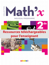 Ressources téléchargeables pour l'enseignant - Maths'X