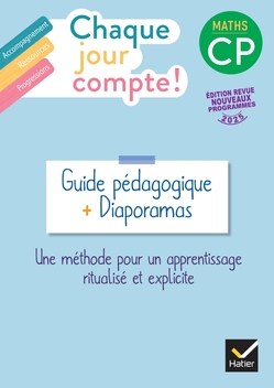 Chaque jour compte - Maths CP - Ed. 2025 - Guide bi-média avec diaporamas