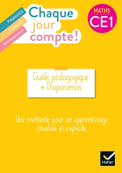 Chaque jour compte - Maths CE1 - Ed. 2023 - Guide 100% numérique avec diaporamas