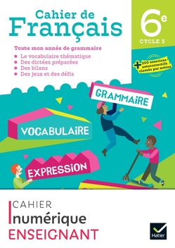 Cahier de Français 6e éd. 2023 - Cahier numérique enseignant