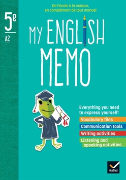 My English Memo - Anglais 5e- Éd. 2022 - Cahier numérique élève