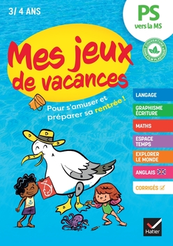 Mes jeux de vacances PS vers la MS- 2022