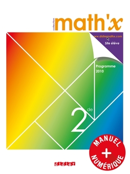 Math'x 2de (éd. 2010) - Manuel numérique premium élève