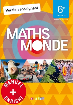 Maths Monde 6e -  Manuel numérique premium enseignant