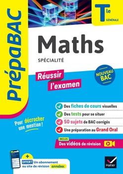 Maths Tle générale (spécialité) - Prépabac Réussir l'examen - Bac 2024