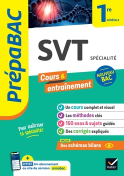 Prépabac SVT 1re générale (spécialité)