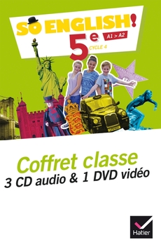 So English! - Anglais 5e Éd. 2017 - Coffret CD / DVD classe