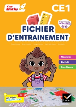 Cap Maths CE1 - Ed. 2025 - Fichier nombres et calculs + cahier de géométrie-mesure