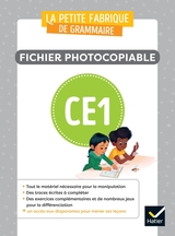 La petite Fabrique de grammaire - Français CE1 Ed. 2023 - Fichier photocopiable