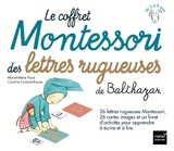 Le coffret Montessori des lettres rugueuses de Balthazar - Pédagogie Montessori