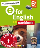 E for English 6e - Anglais Ed.2016 -Workbook numérique enseignant