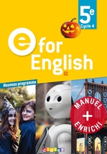 E for English 5e - Anglais Ed.2017 -Manuel numérique élève