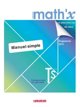 Math'x Tle S Spécialité (éd. 2012) - Manuel numérique simple