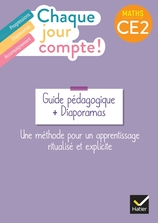 Chaque jour compte - Maths CE2 - Ed. 2025 - Guide bi-média avec diaporamas