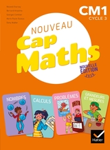 Cap Maths CM1 2020, Manuel Nombres Calculs +Cahier géométrie + Dico - Manuel numérique élève