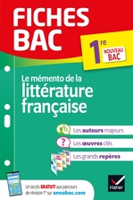 Fiches bac Mémento de la littérature française 1re