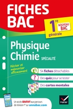 Fiches bac Physique-Chimie 1re (spécialité)