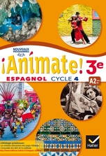 Animate - Espagnol 3e année LV2 Éd. 2017 - Manuel numérique enrichi enseignant + Cahier d'activités