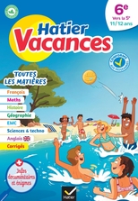 Cahier de vacances 2023 de la 6e vers la 5e