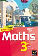 Dimension Mathématiques 3e éd. 2016 - Manuel interactif élève