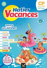 Cahier de vacances 2023  du CP vers le CE1 6/7 ans