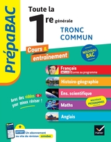 Prépabac Tout le tronc commun 1re générale - Bac 2024 (toutes les matières)