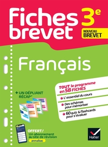 Fiches brevet Français 3e Brevet 2023