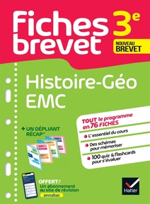 Fiches brevet HIstoire-Géographie EMC 3e Brevet 2023