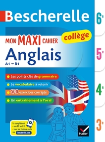 Bescherelle Mon maxi cahier d'anglais 6e, 5e, 4e, 3e