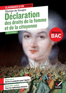 Déclaration des droits de la femme et de la citoyenne (oeuvre au programme Bac 2025, 1re)