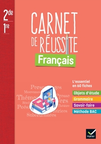 Mon carnet de réussite Français 2de/1re - Ed. 2022 - Carnet numérique enseignant