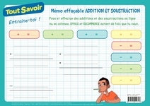 Mémo effaçable Addition et soustraction