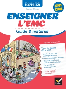 Magellan Enseignement moral et civique - Enseigner l'EMC au CM - Ed. 2025 - Guide et matériel
