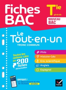 Fiches bac Le Tout-en-un Tronc commun Tle générale (toutes les matières) - Bac 2025