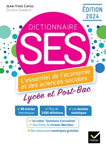 Dico SES - Economie et Sciences sociales - Ed. 2023 - Dictionnaire numérique